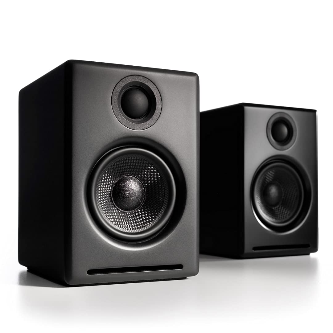Mua Audioengine A2+ Plus Wireless Speaker Bluetooth | Desktop Monitor  Speakers | Home Music System aptX Bluetooth, 60W Powered Bookshelf Stereo  Speakers | AUX Audio, USB, RCA Inputs,16-bit DAC (Black) trên Amazon
