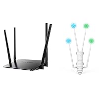 WAVLINK AC1200 Dual Band WiFi Router with AC1200 Outdoor WiFi Extender