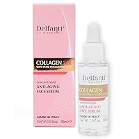 Delfanti Milano • COLLAGEN 24K with pure HYALURONIC Acid • Concentrated Anti-Aging Face Serum • Made in Italy