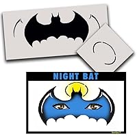 Face Painting Stencil - StencilEyes Night Bat - Batman Mask