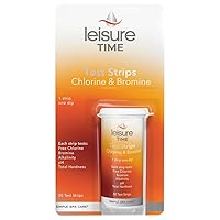 LEISURE TIME Test Strips Chlorine and Bromine (50 Strips)
