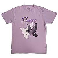 Prince Men's Doves Distressed T-Shirt Purple
