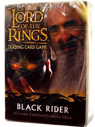 Lord of the Rings Card Game Theme Starter Deck Black Rider Saruman Deck