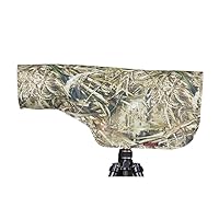Camouflage Rain Covers Raincoat for Camera and Lens Compatible with Canon Sony Nikon Sigma Tamron Fujifilm Olympus 300/400/500/600/800mm (Reed Camouflage, S)