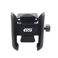 Powersports Phone Mount for BM-&W F650GS F700GS F800GS F750GS F850GS C650GS R1200GS R1250GS Motorcycle CNC Handlebar Mobile Phone Holder GPS Stand Bracket Bike Phone Holder