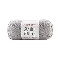 Premier Yarns Anti-Pilling Everyday Worsted Yarn, Soft Acrylic Yarn, Ideal Yarn for Crocheting and Knitting, Machine Washable, 180 yds, Mist