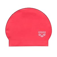 ARENA Unisex Adult Ultra Soft Latex Swim Cap Training and Fitness Swimming, Great for Long Hair, Reinforced Edge, One Size