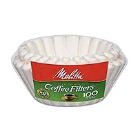 Melitta 629524 8 To 12 Cup White Coffee Basket Filters 200 Count