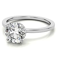 3 Ct Round Moissanite Halo Bridal Set 18K Over Silver Wedding Ring Set