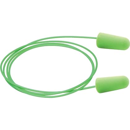 Moldex-Metric Inc. - 6900 Pura-Fit Tapered Foam Polyurethane Corded Earplug, Green