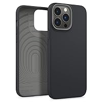 Caseology Nano Pop Silicone Case Compatible with iPhone 13 Pro Max Case (2021) - Black Sesame