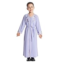 Serbian kids traditional Ethnic loose long dress clothing Serbia exotic girl costume clothes thobe party wear