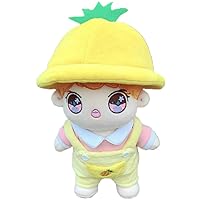 Kpop Wanna ONE Bangtan Boy EXO Doll's Clothes Pineapple Hat Tshirt Rompers 20cm【no Doll】