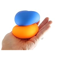 2 Super Soft Doh Filled Stretch Ball - Ultra Squishy and Moldable Relaxing Sensory Fidget Dough Stress Toy (Random Colors)