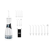 Water Flosser and 7 Original Replacement Tips Bundle（14 Original Replacement Tips Total