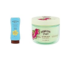 Everyday Active Lotion Sunscreen SPF 50, 8oz & After Sun Body Butter with Coconut Oil, 8oz | After Sun Lotion, Moisturizing Body Lotion, After Sun Moisturizer