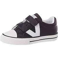 Victoria Toddlers Tribu Contrast Faux Leather Straps Sneaker, Marino,6 M US