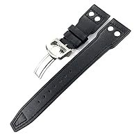Italian Cowhide Watch Strap For IWC WatchBands 20mm 21mm 22mm