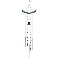 Woodstock Chimes Signature Collection, Woodstock Feng Shui Chime, 39'' Chi Energy Jade Eastern Energies Wind Chimes for Outdoor, Patio, Home or Garden Décor (CEJ)
