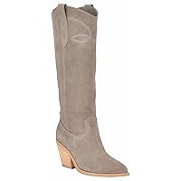 Nine West Women's Smash Knee High Boot, Taupe 240, 7.5
