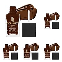 Black Radiance Color Perfect Liquid Make Up, Dark Chocolate, 1 Oz (Pack of 5)