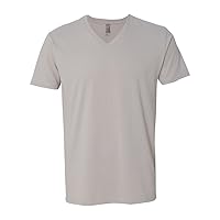 Next Level 6440 Premium Fitted Sueded V-Neck Tee Light Grey X-Small