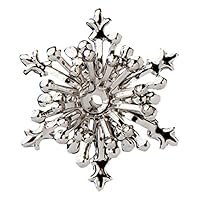 Millennium Art Twinkle Snow, 3 Pack Silver AEP101-82, Silver Size: 0.9 inch (2.4 cm) Diameter, AEP101-82, Set of 3