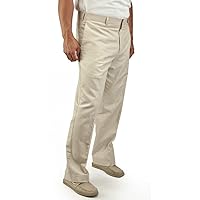 Men's Linen and Cotton Herringbone Textured Pants (Waist Size 30 - 54 Big & Tall)