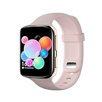 Smart Watch 1.4' IPS Hyperbolic Screen Bluetooth Call Pedometer Heart Rate Sports Watch (Color : 2)