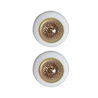 2 Pcs Ball Joint Dolls Glass Eye Ball 12mm Glitter Replacement Glass Eyeball for BJD Doll Ball Joint Dolls