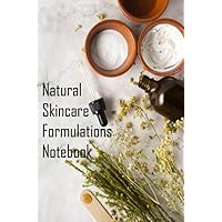 Natural Skincare Formulations Notebook: beauty skin care, All organised in tables so you can keep track of all your best natural skincare recipes.