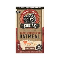 Instant Protein Oatmeal Packets, Carb Conscious Maple Almond, 5 Packets - 1.76 Ounce (Pack of 6)
