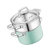 Steamer Steamer Insert Pans For Interchangeable Lids For Baking Or Steaming. Stackable. Upgrade Your Pressure Cooker.