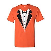 Tuxedo Bow Tie Adult DT T-Shirt Tee