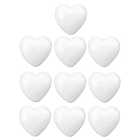 10pcs Craft Foam Hearts Heart-Shaped Polystyrene Foam