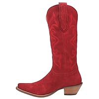 Dingo Boots Women's Out West Fashion Boot, Red, 6.5