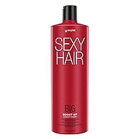 SexyHair Big Boost Up Volumizing Shampoo/Conditioner with Collagen | 20% More Volume | SLS and SLES Sulfate Free | All Hair Types