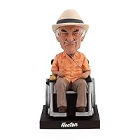 Royal Bobbles Better Call Saul Hector Salamanca Bobblehead w/Working Bell, Premium Polyresin Lifelike Figure, Unique Serial Number, Exquisite Detail