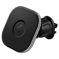 Spigen OneTap Bling (MagFit) Designed for MagSafe Air Vent Car Mount Hand Placed 176 Bling Rhinestones Compatible with iPhone 15 Pro Max, 15 Pro, 15 Plus, 15, 14, 13, and 12 Series