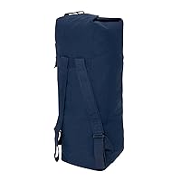 Rothco Canvas Double Strap Duffle Bag: 89.6L Capacity for Durability and Convenience – Navy Blue Rothco Canvas Double Strap Duffle Bag: 89.6L Capacity for Durability and Convenience – Navy Blue