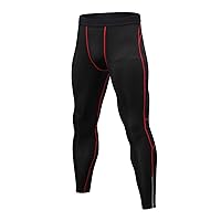 Mens Simple Exercise Tight Fitness Running Stretch Basketball Base Training Compression Pants Baseball Pants