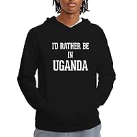 I'd Rather Be in Uganda - Men's Adult Hoodie Sweatshirt
