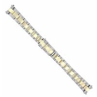 Ewatchparts 14MM 18K/SS TWO TONE OYSTER WATCH BAND STRAP COMPATIBLE WITH ROLEX YACHTMASTER 69623