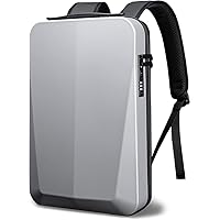 Eva Hard Shell Laptop Backpack for Men, Anti-Theft Waterproof TSA Lock Backpack with USB Port Fit 15.Inch (BLACK)