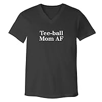 Tee-Ball Mom Af - Adult Bella + Canvas 3005 Men's V-Neck T-Shirt
