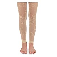 Jefferies Socks Girls 2-6X Daisy Footless Tights