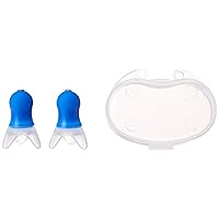 Lewis N. Clark Comfortable Noise Cancelling Ear Plugs for Airplane, Mountain Hiking, Sound Reduction + Altitude Sickness Relief with Included Reusable Travel Case, One Size