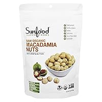 Sunfood Macadamia Nuts & Almonds Bundle- (2) 8 oz Bags