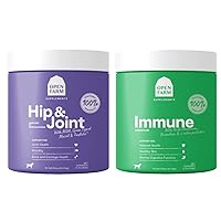 Open Farm Hip & Joint and Immune Chews Dog Supplement, Supports Joint Health and Mobility, and Promotes Healthy Skin and Immune Function Using Traceable and Vet-Approved Ingredients