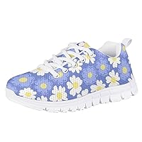 Boys and Girls Sports Shoes Fashionable Comfortable Children's Shoes Flowers 3D Printed Shoes Light Breathable Walking Shoes Indoor and Outdoor Sports